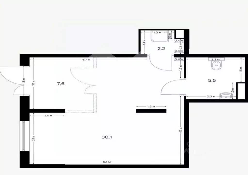 Помещение свободного назначения в Московская область, Красногорск ... - Фото 2