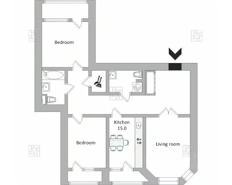 3-к кв. Москва ул. Вересаева, 12 (92.0 м) - Фото 1