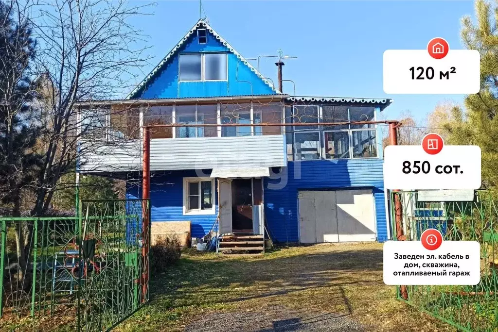 Дом в Хабаровский край, Хабаровский район, Октябрь-2 СНТ ул. Звездная, ... - Фото 2