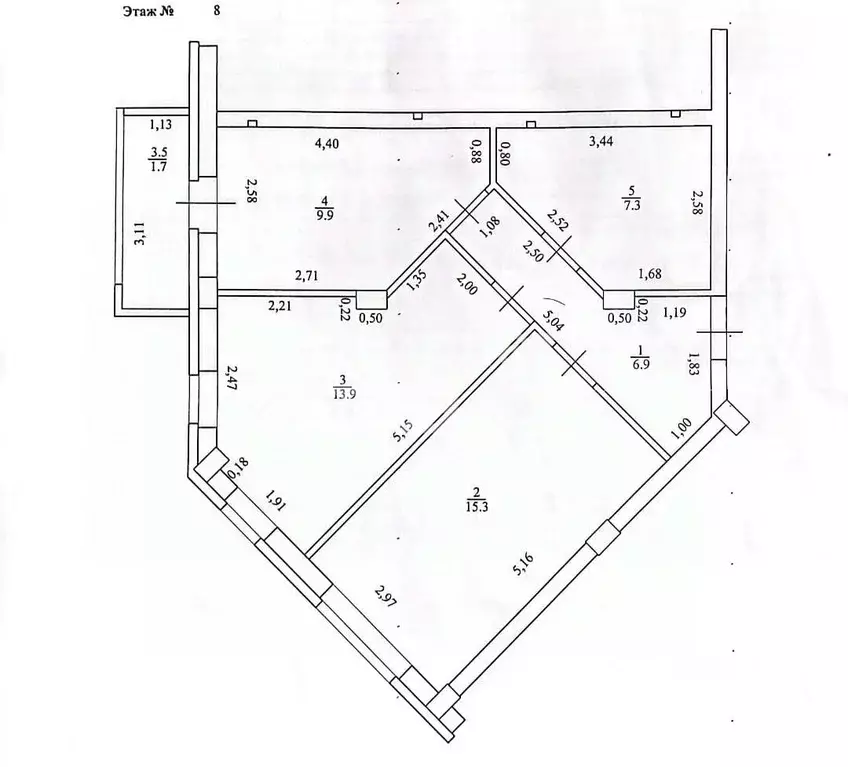 2-к кв. Кировская область, Киров ул. Ленина, 198к1 (55.0 м) - Фото 1