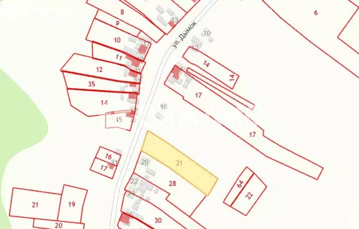 Участок в село Алексеевка, улица Дымок (27 м) - Фото 1