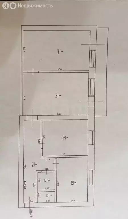 3-комнатная квартира: Алексеевка, Слободская улица, 50 (76 м) - Фото 0