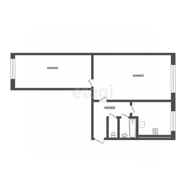 2-к кв. Камчатский край, Петропавловск-Камчатский Батарейная ул., 1 ... - Фото 2