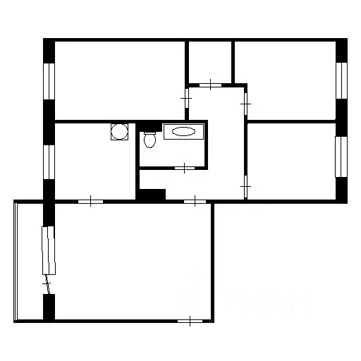 4-к кв. Красноярский край, Красноярск ул. Борисевича, 10 (85.5 м) - Фото 1