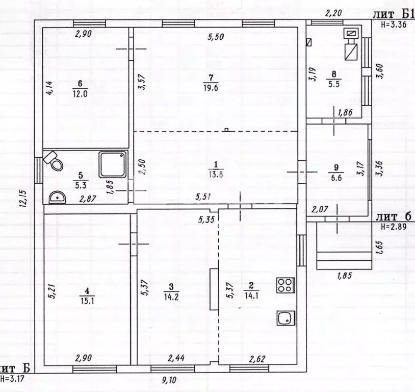 Дом в Омская область, Омск ул. 15-я Рабочая (107 м) - Фото 1