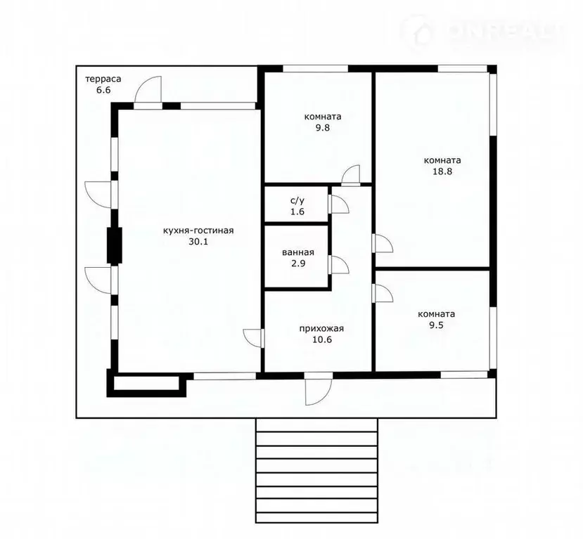 Дом в Краснодарский край, Северский район, Смоленское с/пос, пос. ... - Фото 2