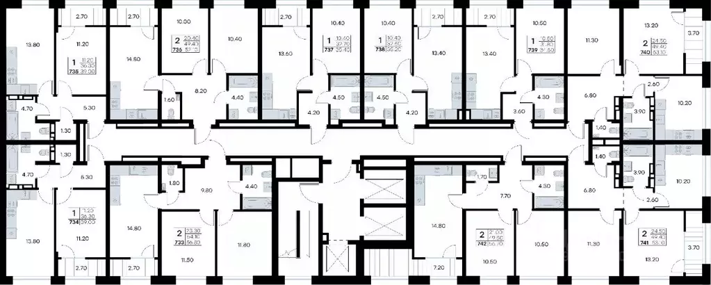 2-к кв. Приморский край, Владивосток ул. Нейбута, 135 (53.1 м) - Фото 1