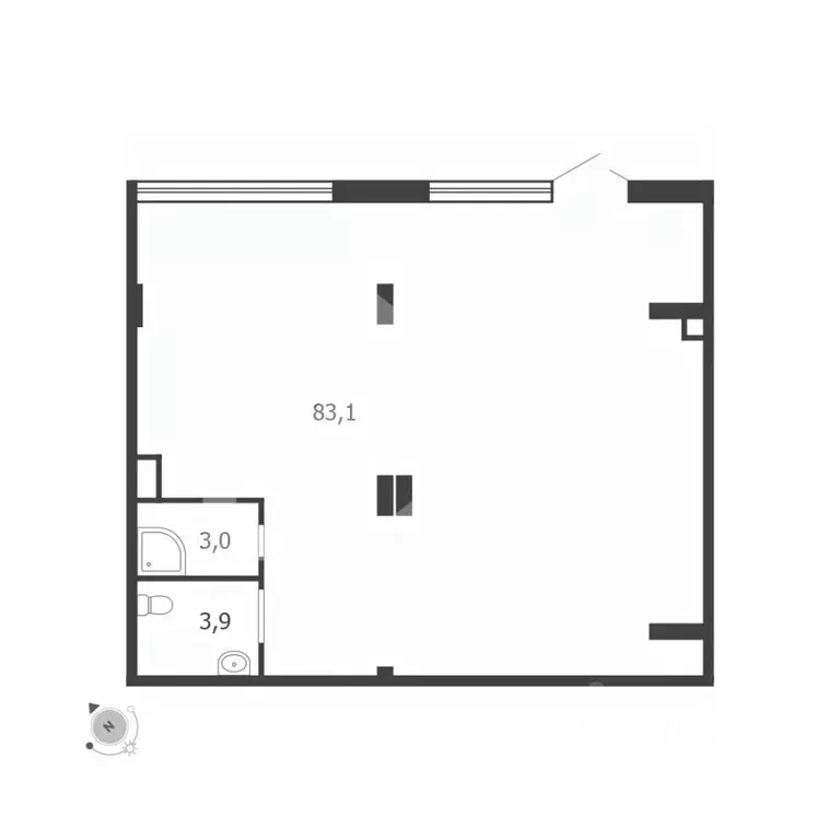 Помещение свободного назначения в Москва 3-я оч., Шагал жилой ... - Фото 2
