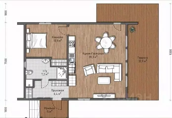 Дом в Кировская область, Киров Первомаец СДТ, 39 (111 м) - Фото 2