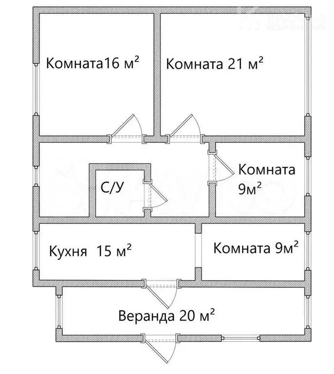 Дом 85,7 м на участке 18,8 сот. - Фото 0