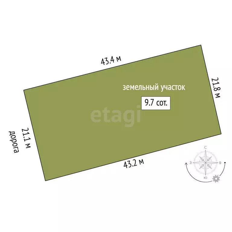 Участок в Нижнетавдинский район, посёлок Торгили (9.71 м) - Фото 0