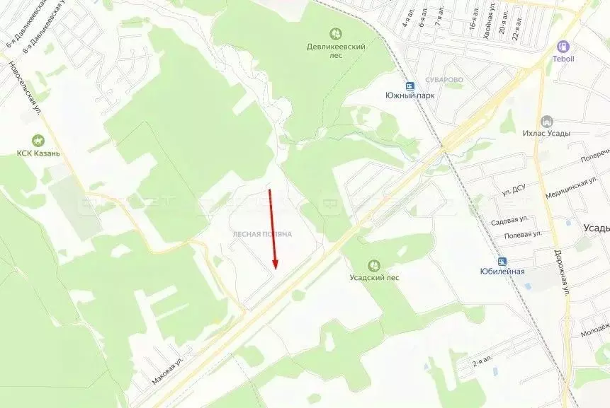 Участок в Татарстан, Казань ул. Лены Шагирзян (30.0 сот.) - Фото 2