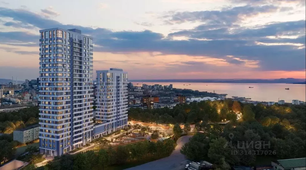 3-к кв. Приморский край, Владивосток Днепровская ул., 25к5 (55.9 м) - Фото 2