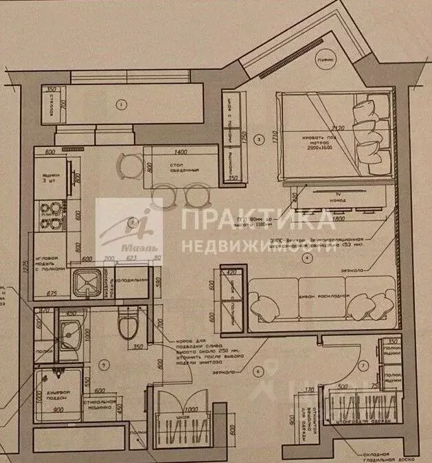 1-к кв. Московская область, Химки Ленинский просп., 24 (39.4 м) - Фото 2