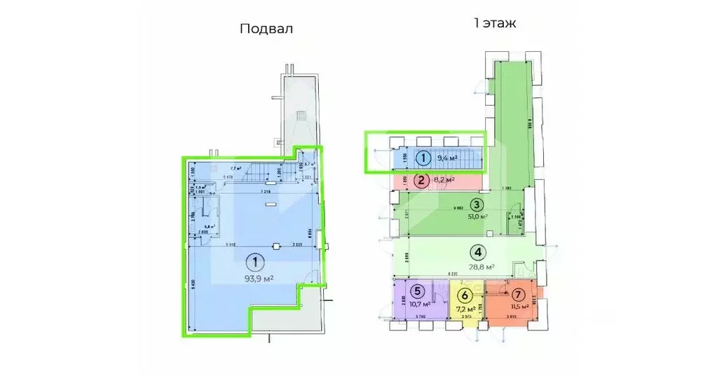 Помещение свободного назначения в Москва ул. Бахрушина, 36/14С3 (95 м) - Фото 2