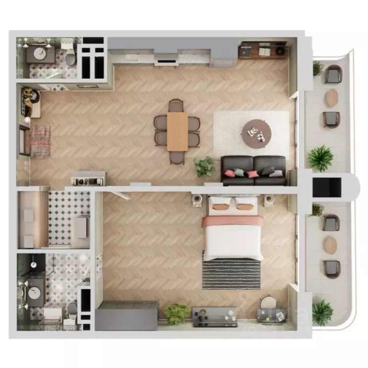 1-к кв. Крым, Ялта муниципальный округ, Кореиз пгт спуск Парковый ... - Фото 1