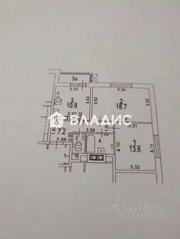 2-к кв. Москва Клязьминская ул., 28А (57.0 м) - Фото 2