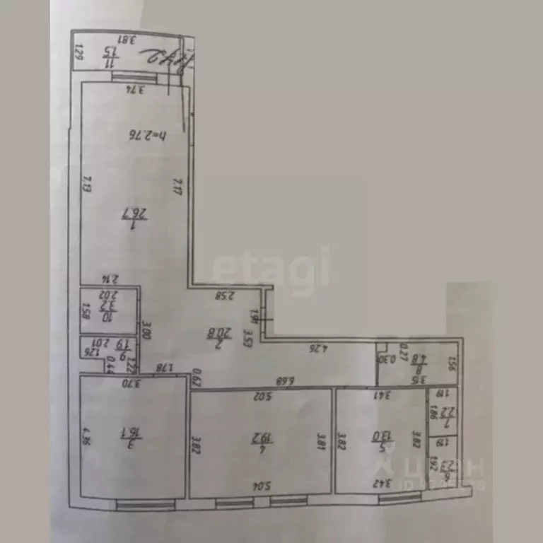 3-к кв. Татарстан, Казань ул. Сибгата Хакима, 60 (115.0 м) - Фото 1