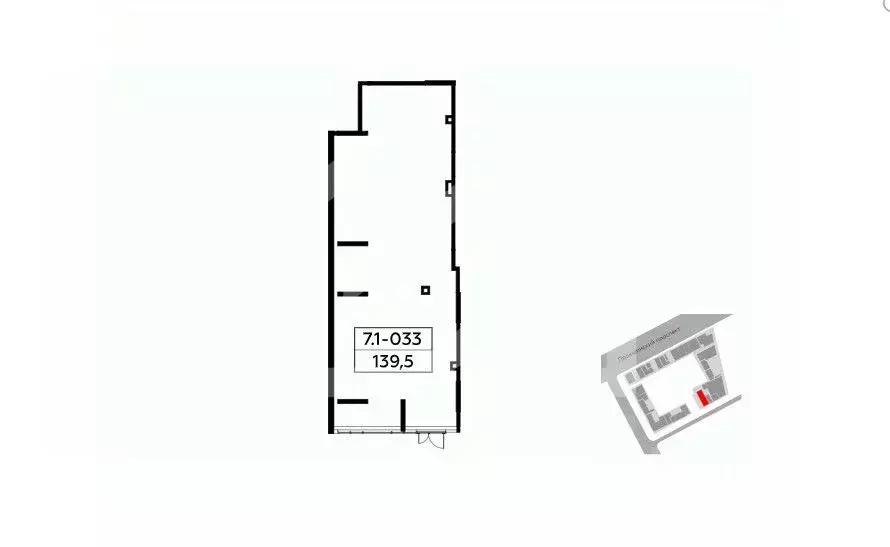 Торговая площадь в Москва просп. Прокшинский, 5 (140 м) - Фото 2