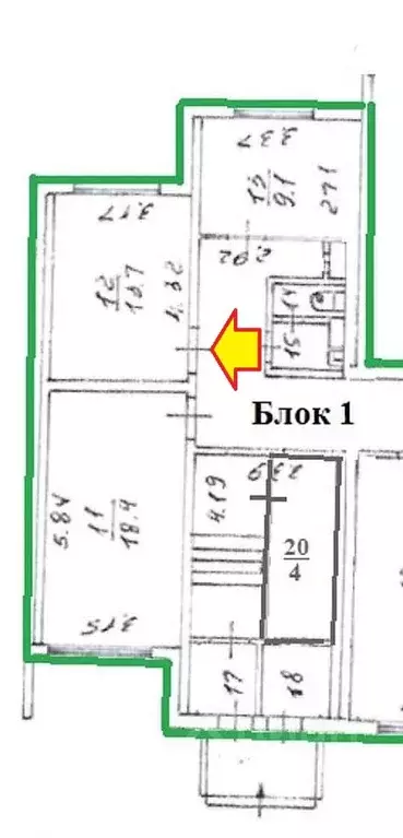 Помещение свободного назначения в Москва Филевский бул., 41 (14 м) - Фото 1