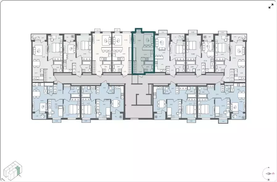Квартира-студия: село Перхушково, микрорайон Равновесие, 5 (30.1 м) - Фото 2