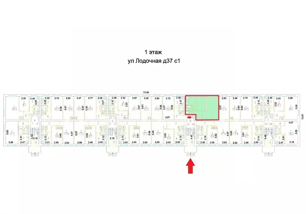 2-к кв. Москва Лодочная ул., 37С1 (39.3 м) - Фото 2