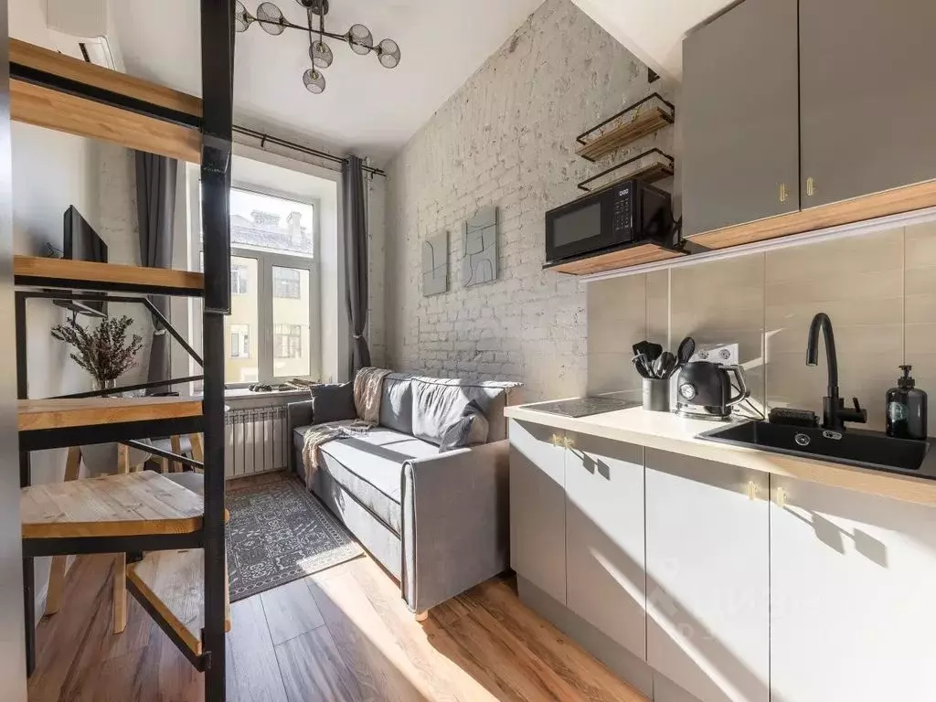 Студия Санкт-Петербург 5-я Советская ул., 3/13 (23.0 м) - Фото 1