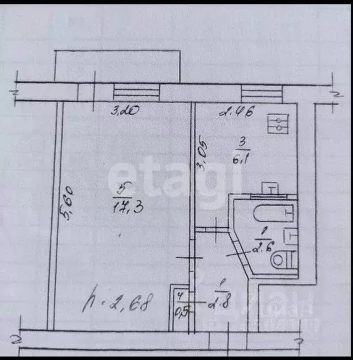 1-к кв. Севастополь ул. Надежды Островской, 13 (30.2 м) - Фото 1