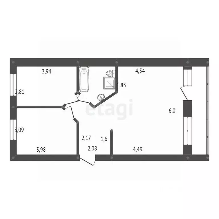 3-к кв. Амурская область, Белогорск ул. Ломоносова, 2/2 (65.7 м) - Фото 1