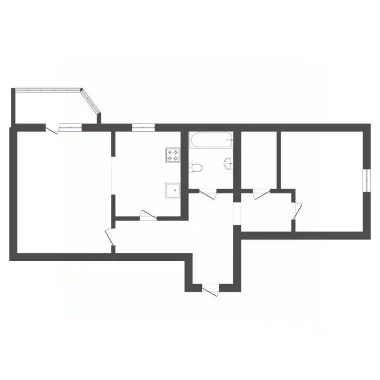 2-к кв. Тюменская область, Тюмень Войновка мкр, ул. Энергостроителей, ... - Фото 1