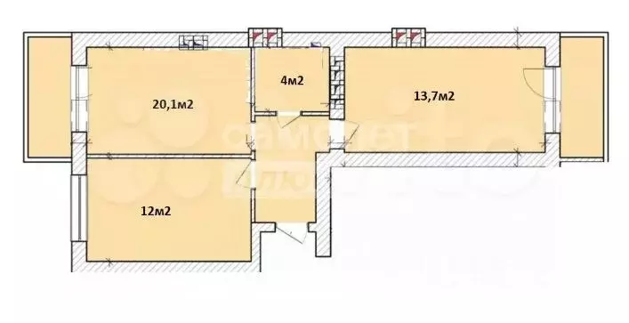 2-к кв. Тюменская область, Тюмень ул. Демьяна Бедного, 92 (62.1 м) - Фото 2