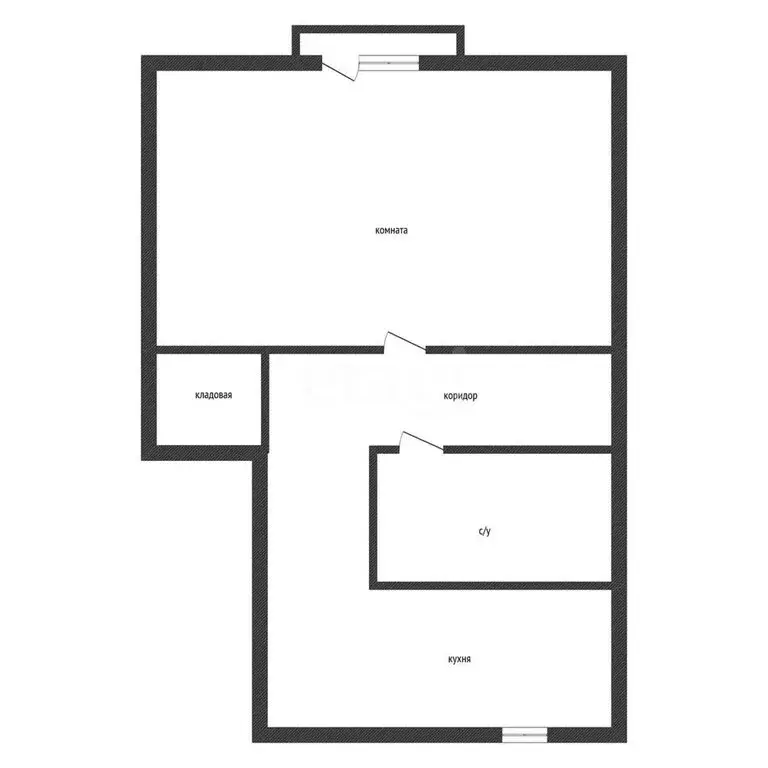 1-комнатная квартира: Курган, улица Красина, 43 (37 м) - Фото 0