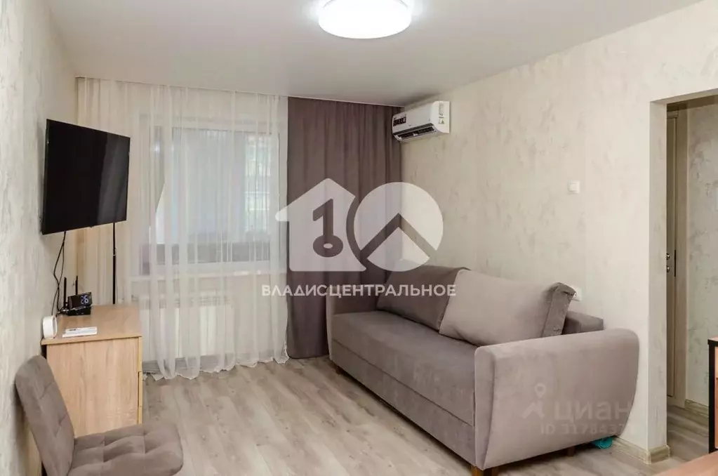 1-к кв. Новосибирская область, Новосибирск ул. Гоголя, 201 (30.0 м) - Фото 1