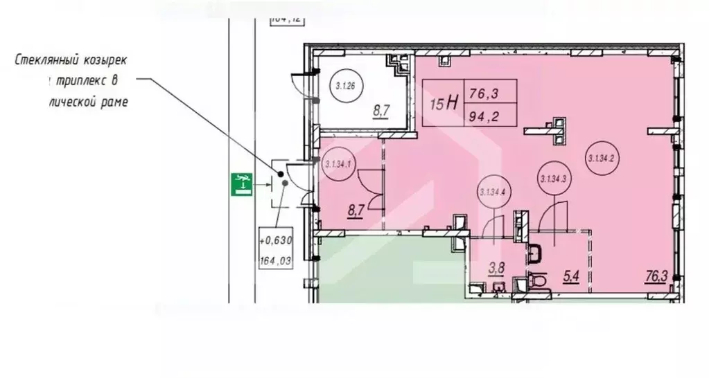 Торговая площадь в Московская область, Мытищи ул. Стрельбище Динамо, ... - Фото 2