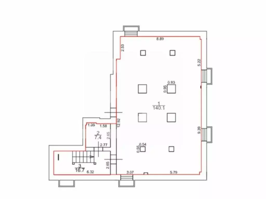 Торговая площадь в Москва Люблинская ул., 54/3 (170 м) - Фото 2