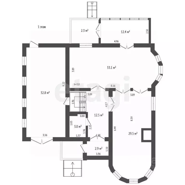 Дом в Томская область, Томский район, д. Кисловка Березовая ул. (187 ... - Фото 2