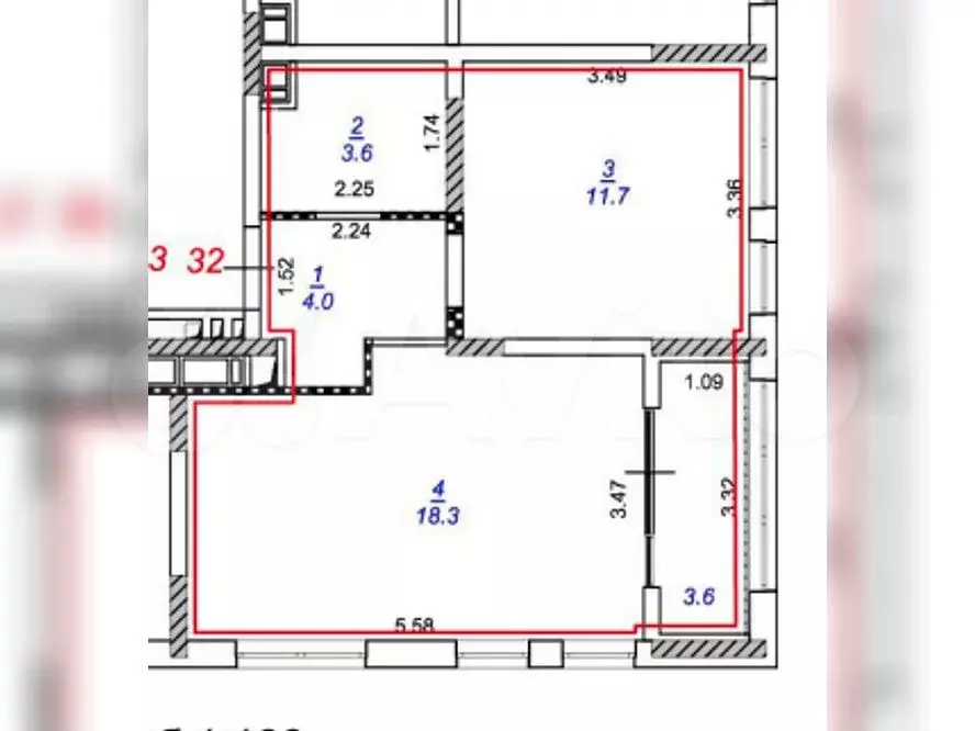 Аукцион: 1-к. квартира, 37,6 м, 4/6 эт. - Фото 0