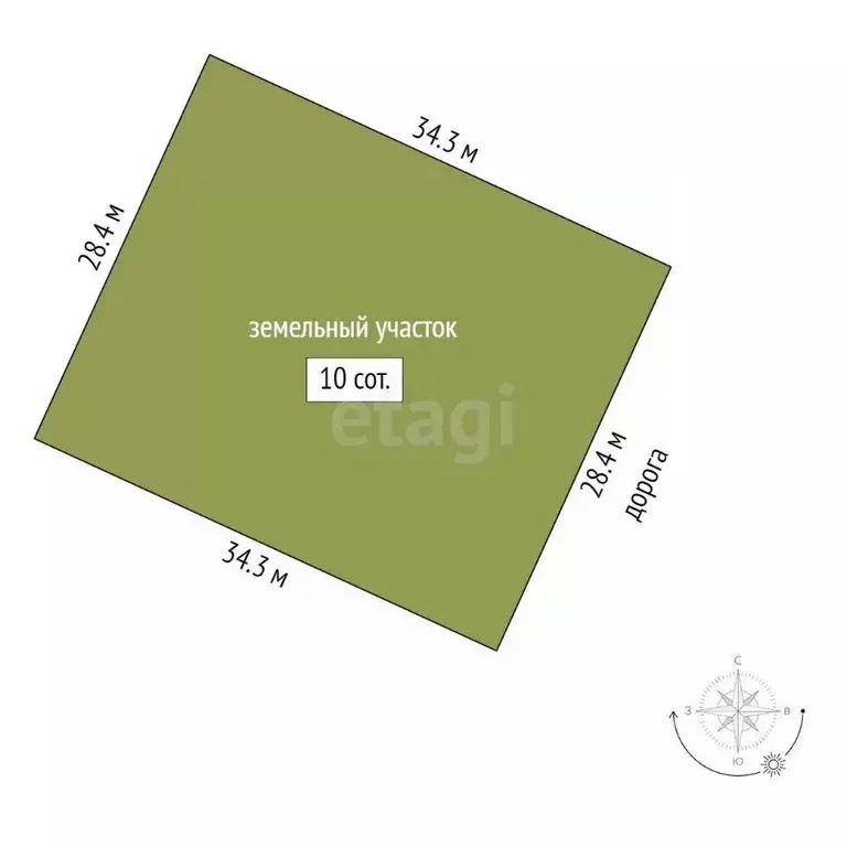 Участок в Крым, Симферополь ул. Имени К.М. Кудряшова (10.0 сот.) - Фото 1