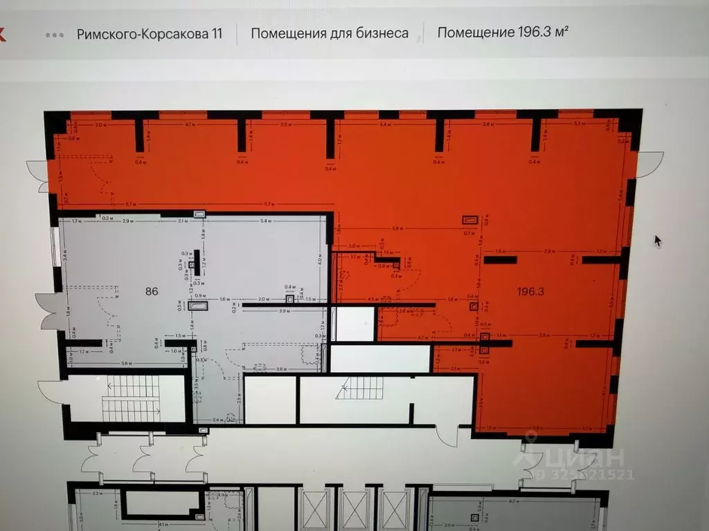 Торговая площадь в Москва ул. Римского-Корсакова, 11к9 (197 м) - Фото 1