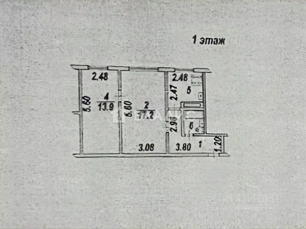 2-к кв. Ивановская область, Иваново Лежневская ул., 44 (45.6 м) - Фото 2