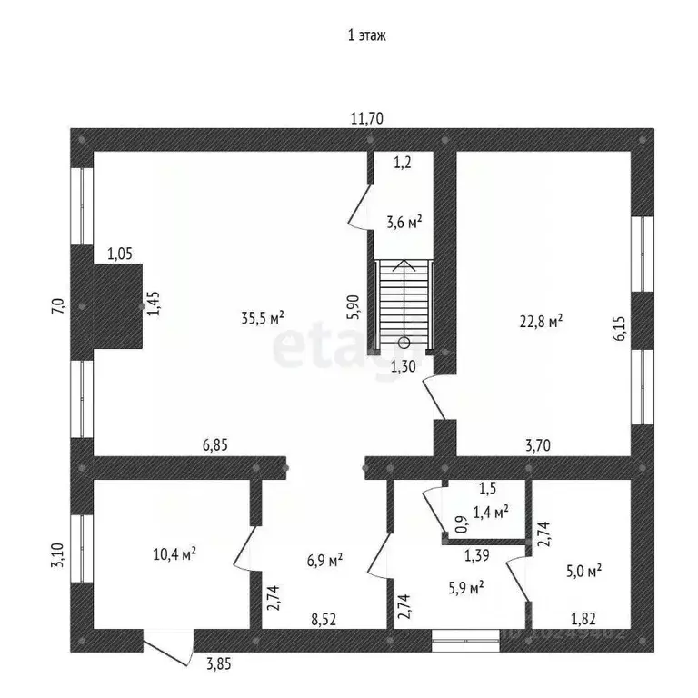 Дом в Башкортостан, Уфимский район, Русско-Юрмашский сельсовет, д. ... - Фото 2
