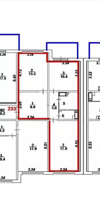 2-к кв. Воронежская область, Воронеж ул. Ключникова, 14к4 (59.4 м) - Фото 2