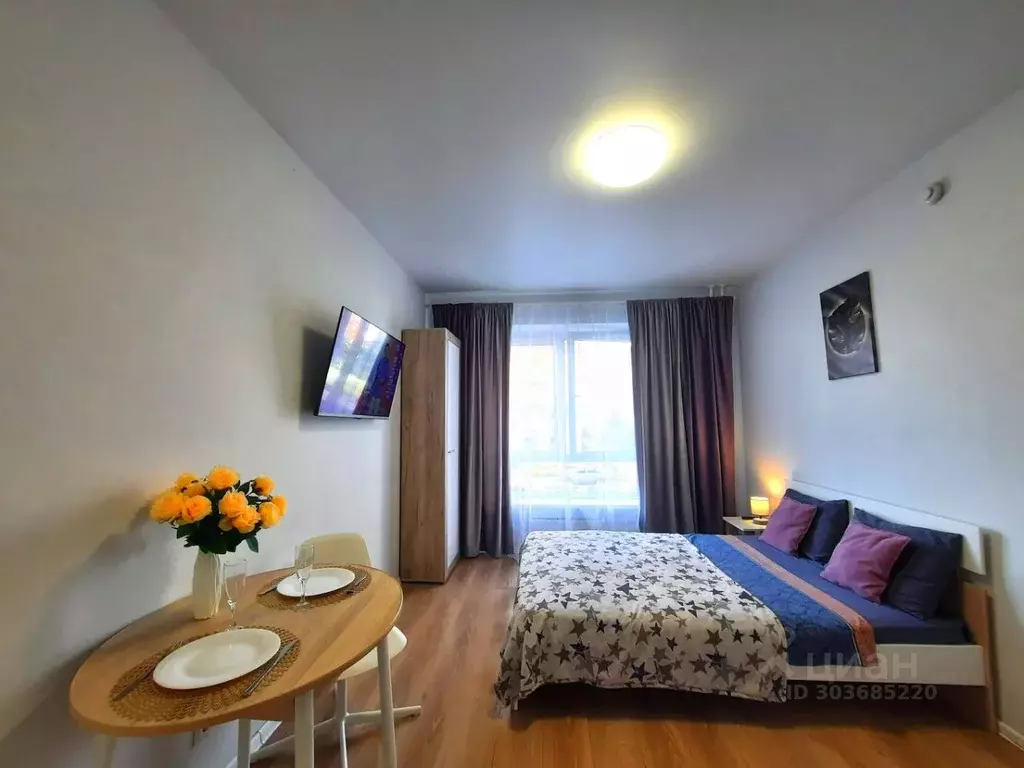 Студия Московская область, Люберцы ул. Летчика Ларюшина, 4к2 (22.0 м) - Фото 2