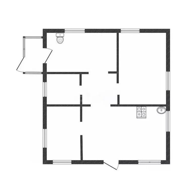 Дом в Смоленская область, Красный пгт ул. Социалистическая, 31 (50 м) - Фото 2