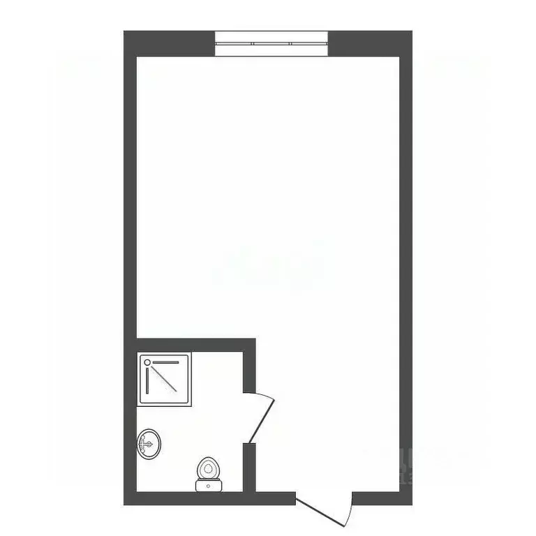 Студия Тюменская область, Тюмень Одесская ул., 20 (18.0 м) - Фото 2