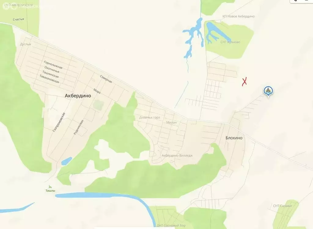 Участок в село Акбердино, коттеджный посёлок Акбердино Виллэдж (10.2 ... - Фото 2