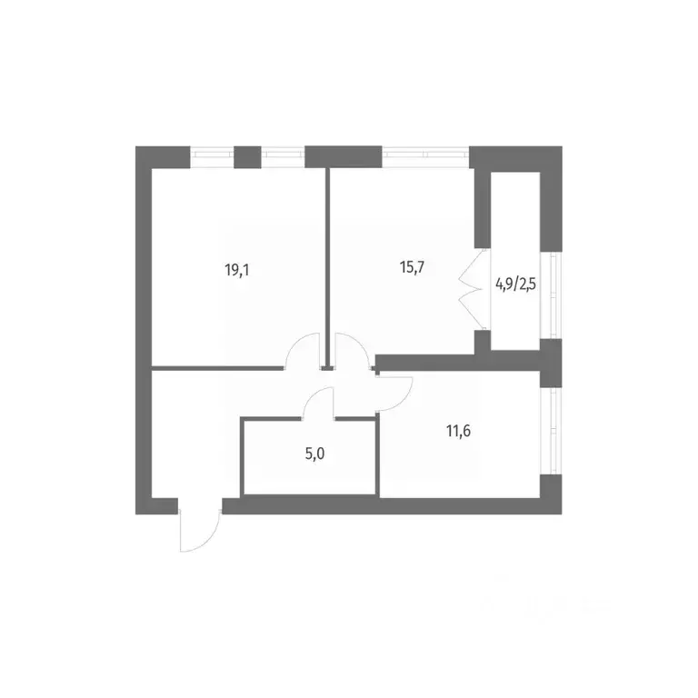 2-к кв. Санкт-Петербург ул. Академика Константинова, 1к1 (63.41 м) - Фото 0