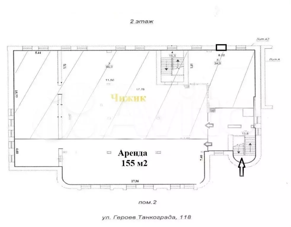 Нежилое 155м на трафике: Чижик, Сбер, киб и други - Фото 0