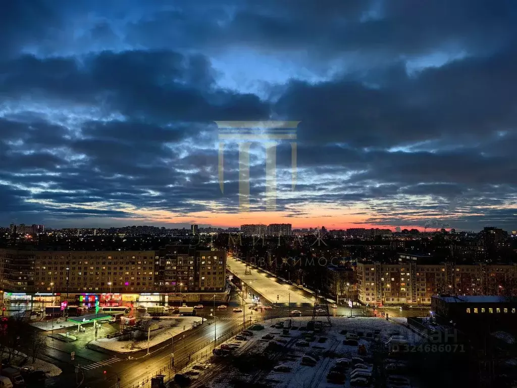 2-к кв. Санкт-Петербург ул. Шелгунова, 9к1 (68.3 м) - Фото 1