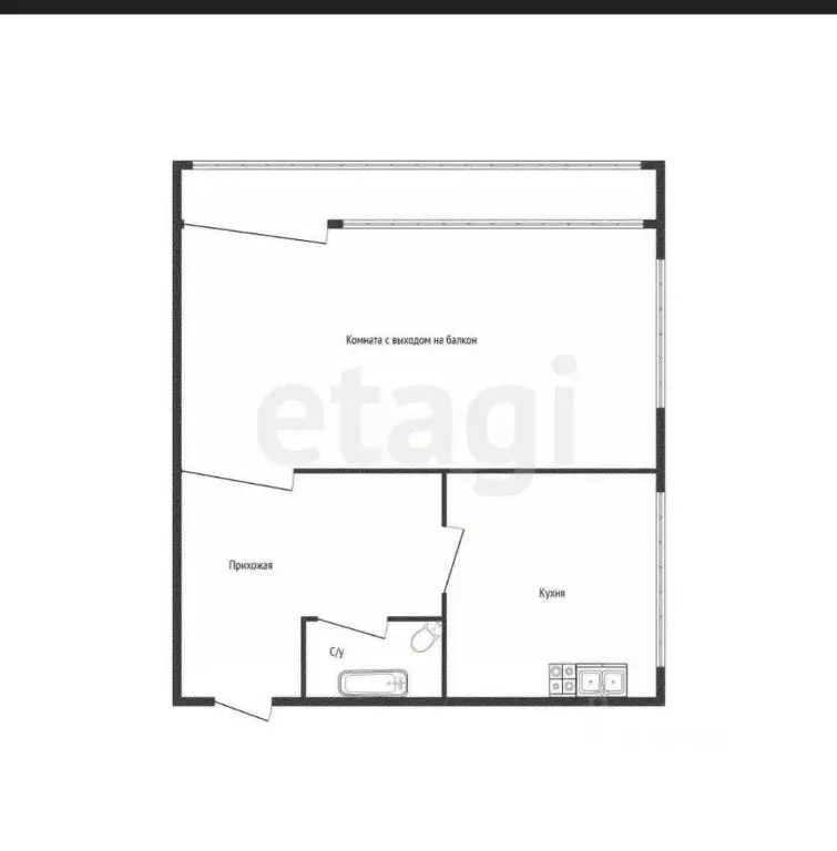 1-к кв. Смоленская область, Ярцево просп. Металлургов, 28 (35.8 м) - Фото 1